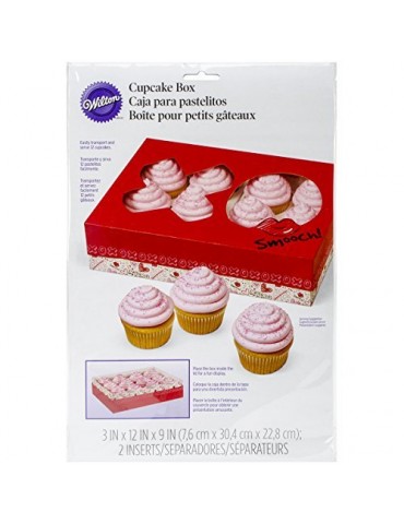 Scatola cupcake box wilton