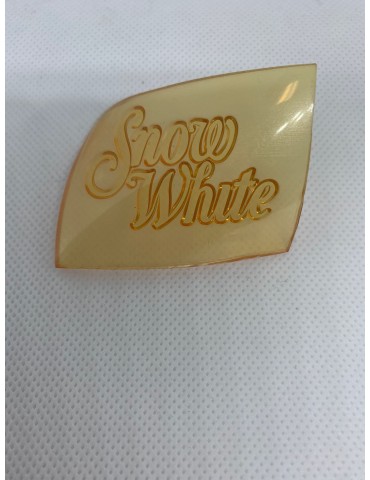 Timbro in silicone snow white
