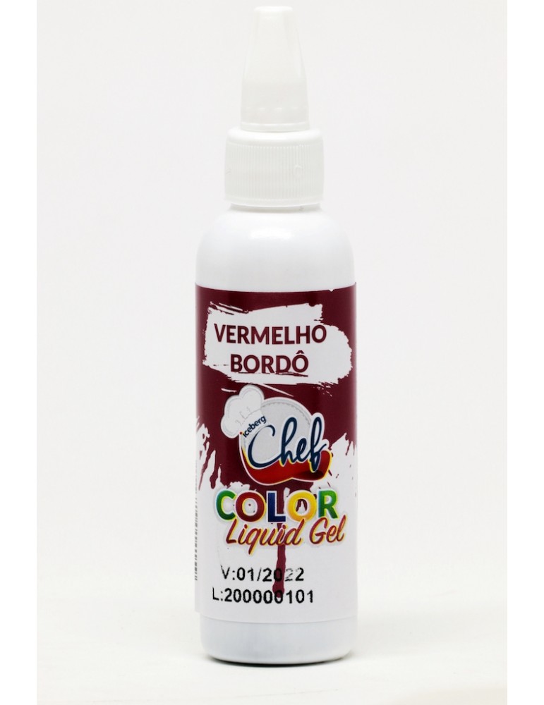 Gel colorante alimentare bordeaux