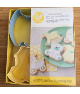 STAMPINO TAGLIAPASTA BABY 4 PEZZI WILTON