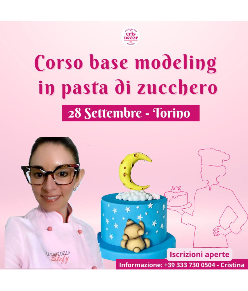 CORSO BASE MODELING IN PASTA DI ZUCCHERO