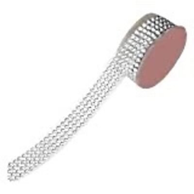 Nastro Strass - 2cm Argento