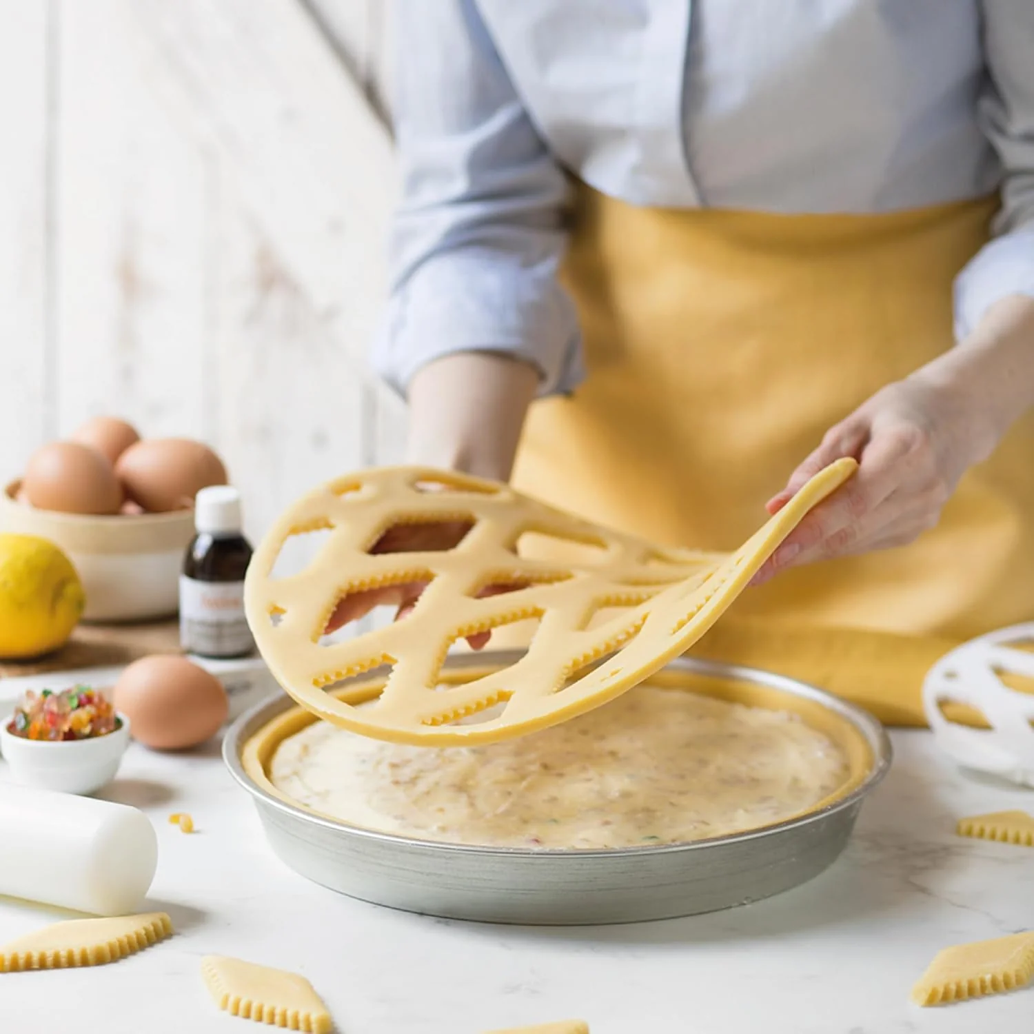 STAMPI BORDO SVASATO PER PASTIERA E PIZZA - immagine 2