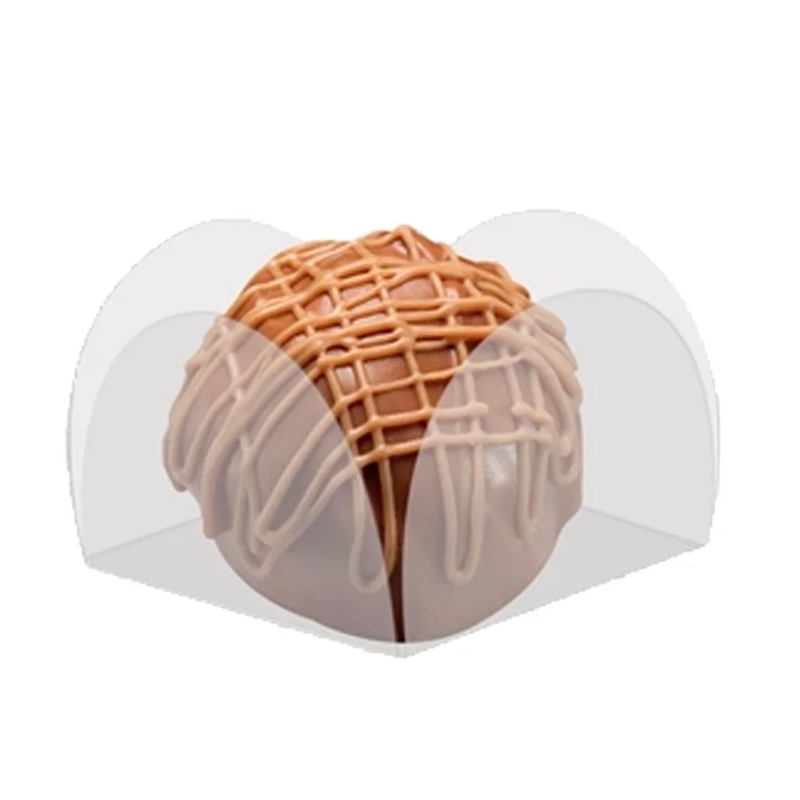 PIROTTINI ELEGANTI PER CIOCCOLATINI IN ACETATO TRASPARENTE 50 unit