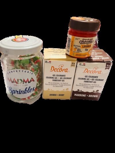 COLORANTE IN GEL - SPRINKLES PER FAKE CAKES 4 PEZZI