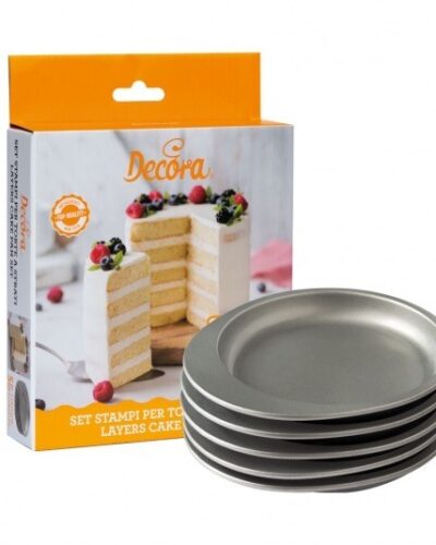 Set stampi per torte a strati tondi