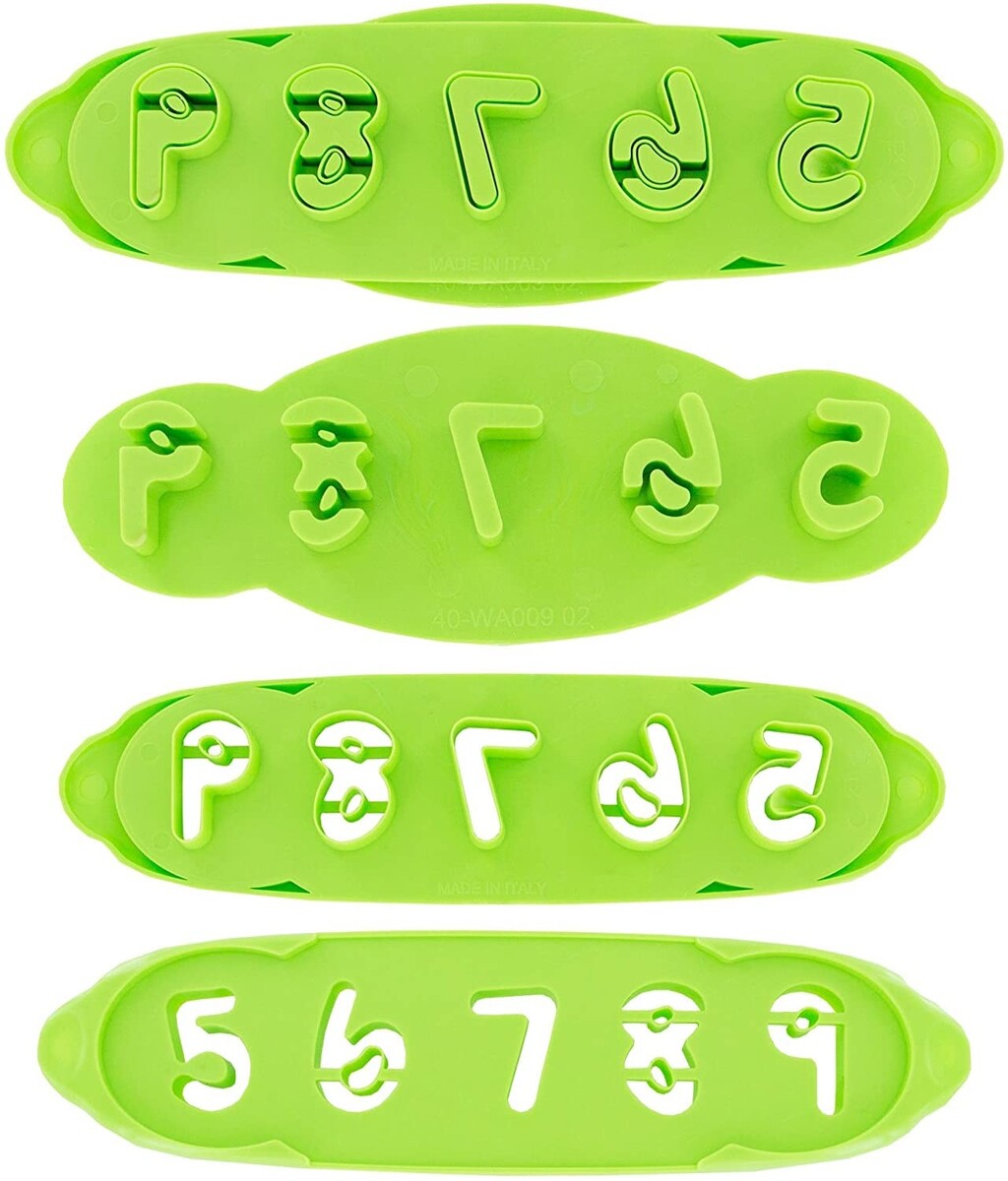 Martellato Number Cutter 35 mm, Verde