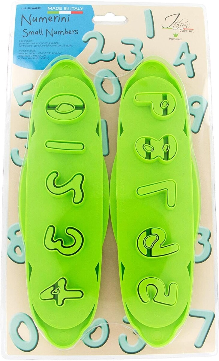 Martellato Number Cutter 35 mm, Verde