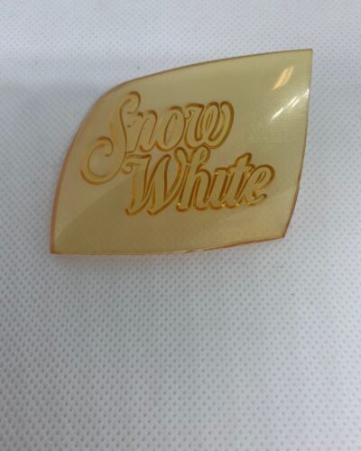 Timbro in silicone snow white