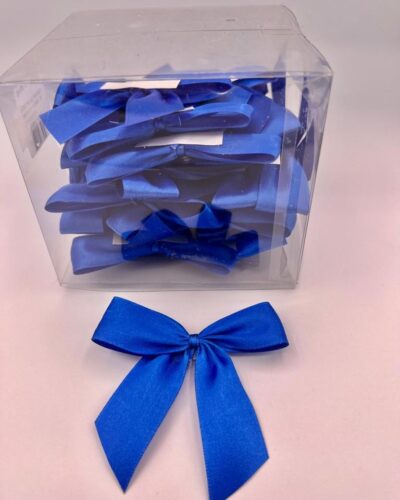 Fiocchetti nastro blu royal