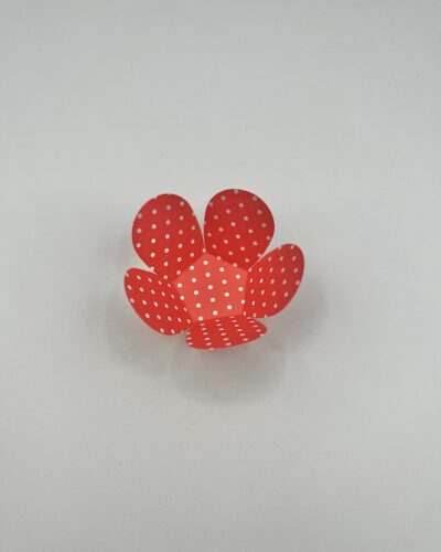 PORTA TARTUFO DOLCI FORME DI FIORI ROSSO FANTASIA 50 pezzi