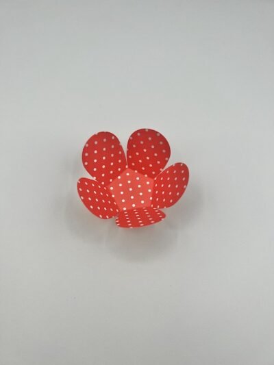 PORTA TARTUFO DOLCI FORME DI FIORI ROSSO FANTASIA 50 pezzi