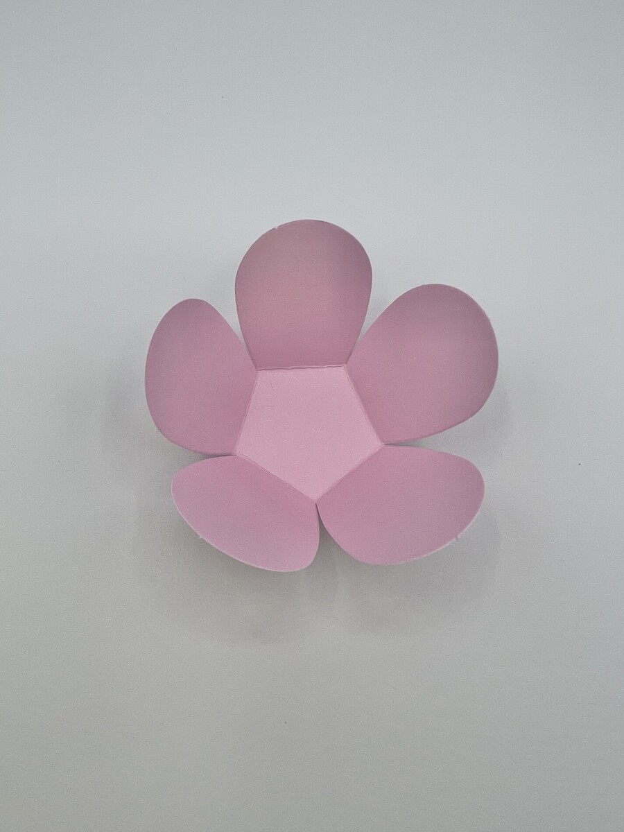 PORTA TARTUFO FORME DI FIORI ROSA 50 pezzi