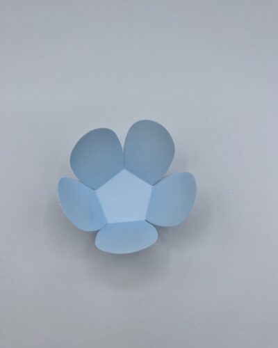 PORTA TARTUFO BLU FORME DI FIORI 50 pezzi