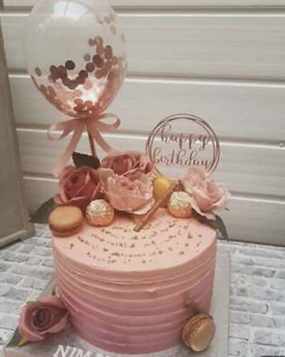 Cake topper realizzati con palloncini 17cm / Glitter