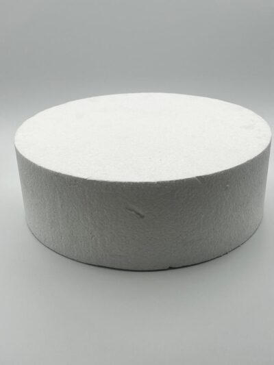 BASE DI POLISTIROLO TONDE PER TORTE ALTEZZA 10 cm BASSA QUALITÀ