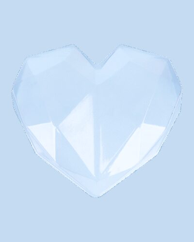 SCATOLA IN PVC A FORMA DI CUORE 500Gg cod 10540