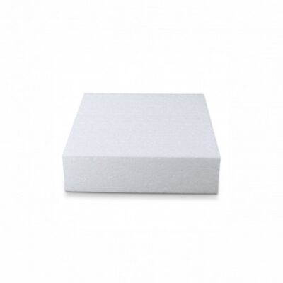 BASE DI POLISTIROLO QUADRATE PER TORTE 15 X 10cm BASSA QUALITÀ
