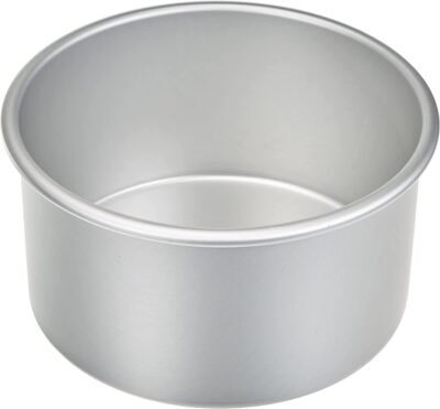 Teglia mini torta professionale alluminio argento cake cm Ø 10 x 6 h