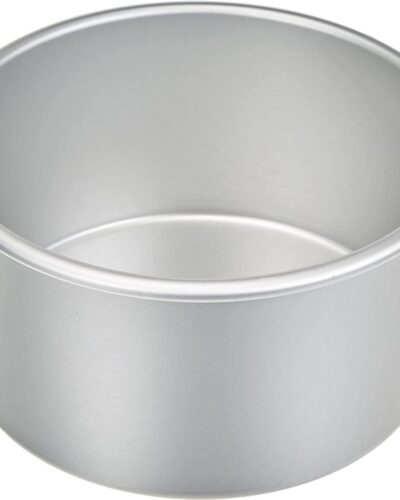 Teglia mini torta professionale alluminio argento cake cm Ø 10 x 6 h