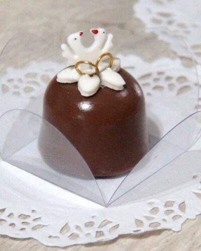 PIROTTINI ELEGANTI PER CIOCCOLATINI IN ACETATO TRASPARENTE 25 unit