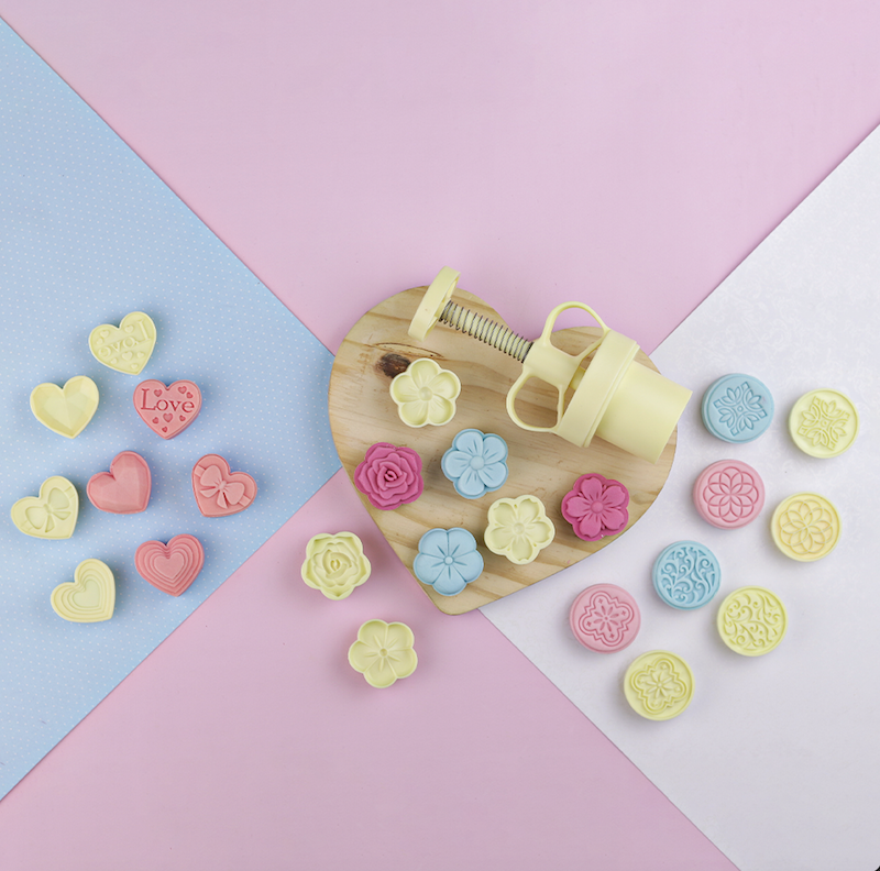 TIMBRO IN 3D 4pz Modello di fiore