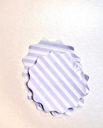 TAPPETI PER DOLCI n 7 100 pezzi. LILLA - BLU