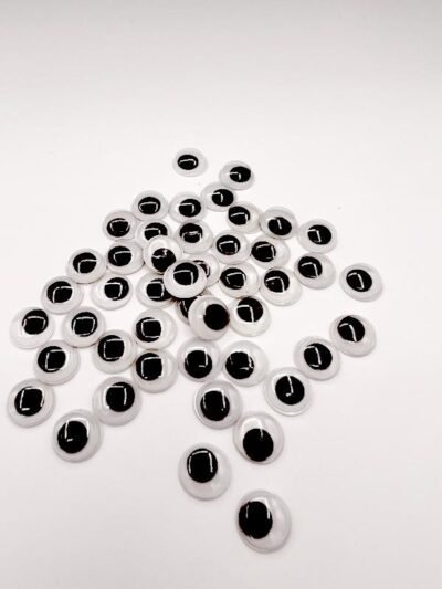 OCCHI ADESIVI IN BIANCO E NERO 100 unit