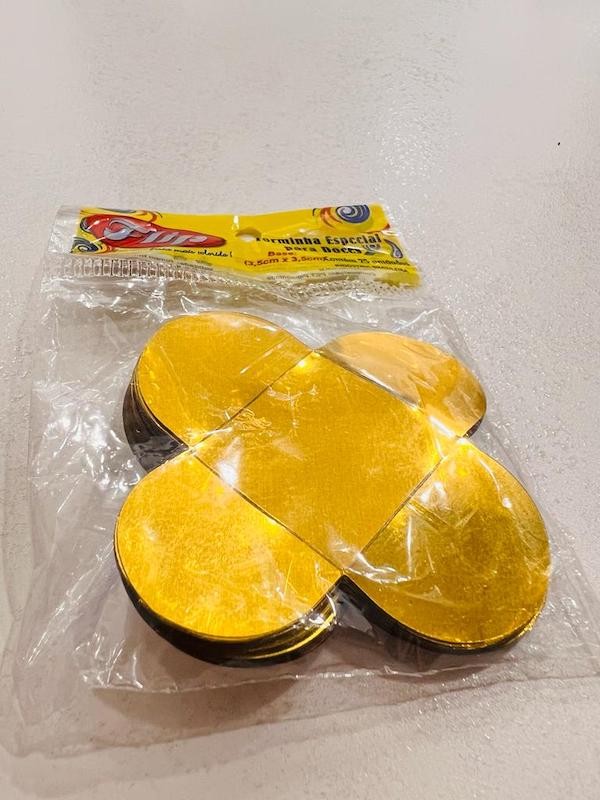 PIROTTINI ELEGANTI IN ACETATO ORO 25 unit