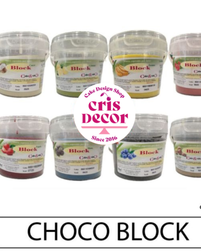 CHOCO BLOCK – Glassa al cioccolato colorato – si scioglie a Bagnomaria
