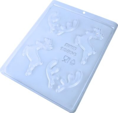 STAMPO RENNE DI NATALE PER CIOCCOLATO SEMPLICE - COD 10598