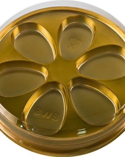 SCATOLA PER PASQUA Cavità: 6 colore oro . 10 PEZZI