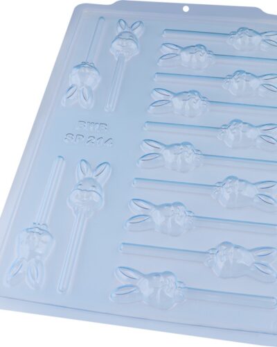 STAMPO PER CIOCCOLATO LECCA LECCA A FORMA DI CONIGLIETTO CON CRAVATTA - Cod 3586