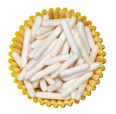 Bastoncini Bianchi 100g - Decorazioni per Dolci e Biscotti