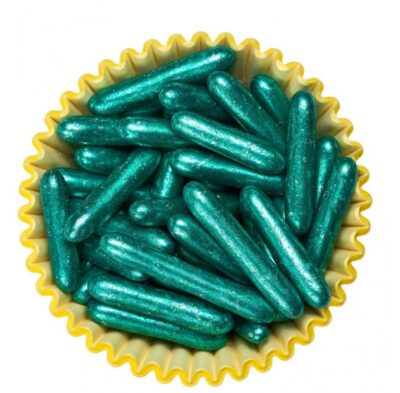 Bastoncini metallizzati cielo 100g -Decorazioni per Dolci e Biscotti