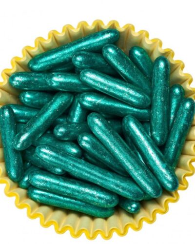 Bastoncini metallizzati cielo 100g -Decorazioni per Dolci e Biscotti