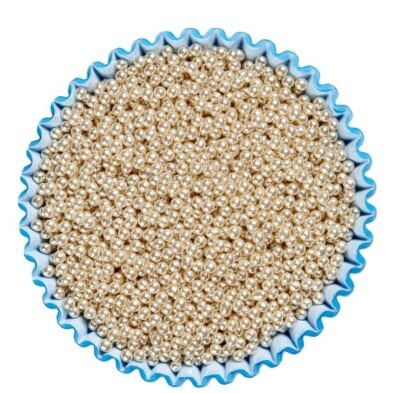 Sfere di zucchero ricoperte di argento alimentare 5mm - gr.100