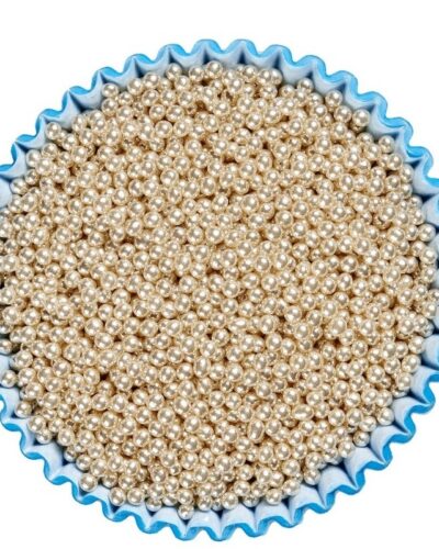 Sfere di zucchero ricoperte di argento alimentare mm.2 - gr.100