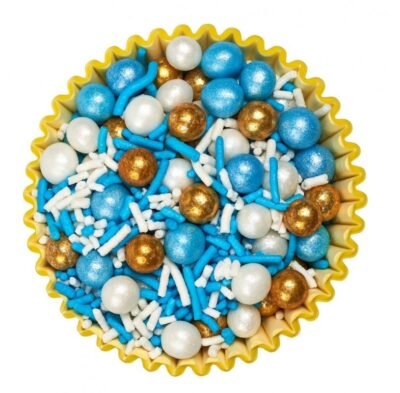 Sprinkles mix Deluxe Topazio 100g - Decorazioni per Dolci e Biscotti