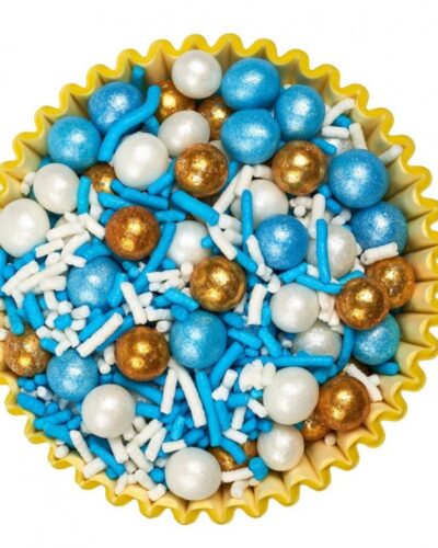 Sprinkles mix Deluxe Topazio 100g - Decorazioni per Dolci e Biscotti